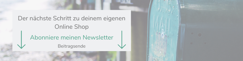 Selbstständig machen_Online Shop_Newsletter