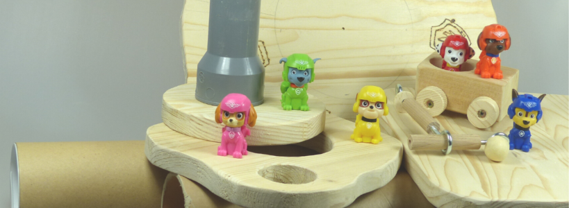 Paw Patrol Wandhaken Aus Holz - Mit Marshall, Chase & Rubble - Bunte Kinder-Haken Für Kleidung & Accessoires